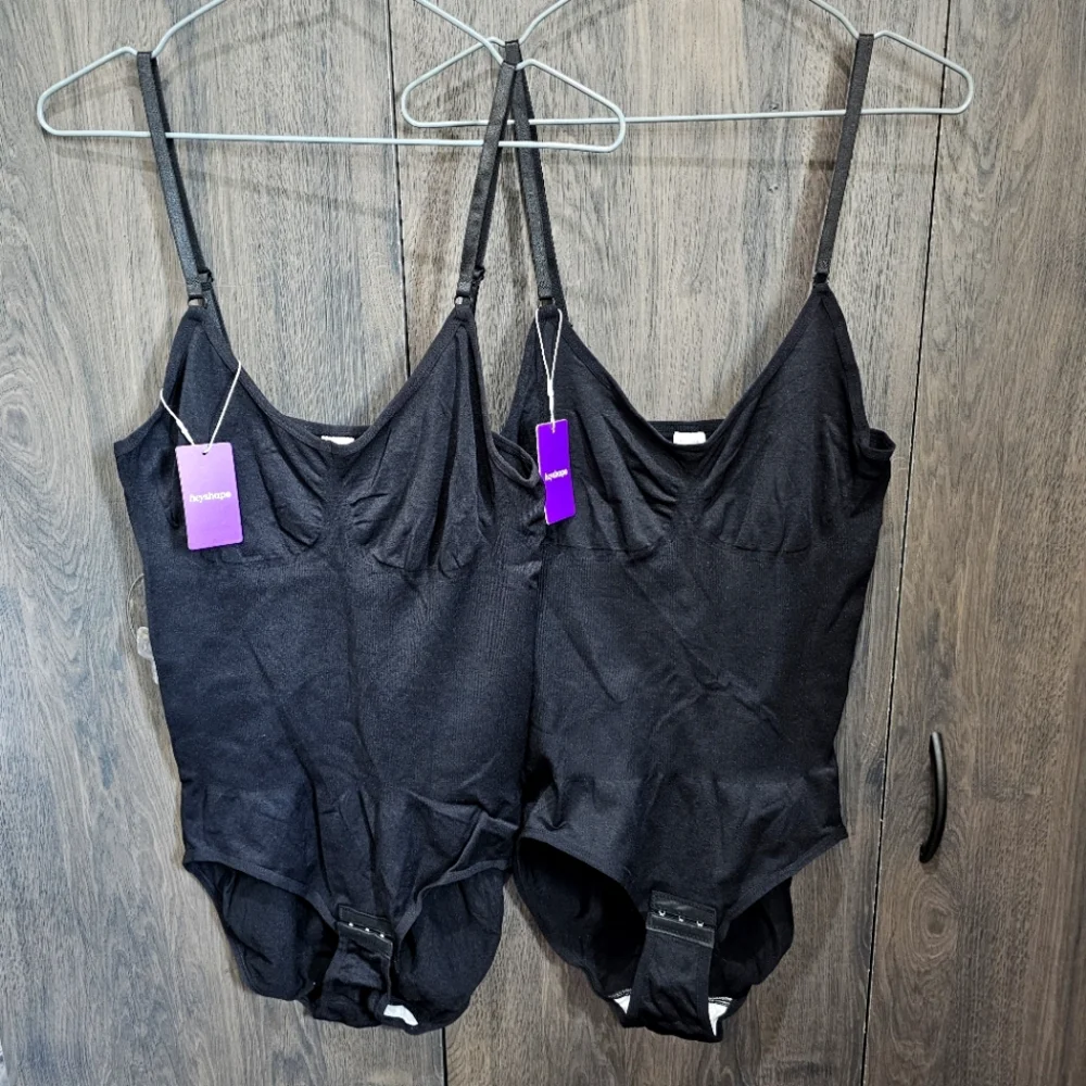 2 Snatched HeyShape Shapewear Bodysuit Size 2XL NWT BLACK Tik Tok Hey Shape